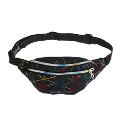 Women's Laser Belt Bags Waist Packs Fanny Pack Make-up Pouch