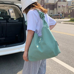 Women's Nylon Dumpling Bag Shoulder Messenger Bag Large Capacity Tote Bag