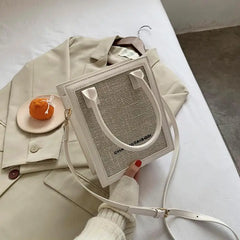 Women's PU Leather Handbag Female Shoulder Crossbody Bag