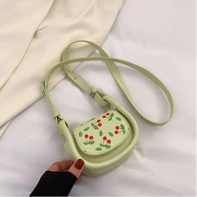 Women's Sweet Floral Shoulder Bag All-match Casual Small Square Bag