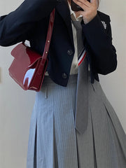 Women's Patent Leather Underarm Bag Crossbody Messenger Purse