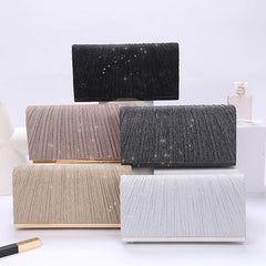 Sequin Evening Clutch Bag Wedding Purse Handbag For Banquet Party