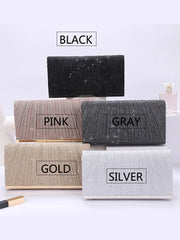 Sequin Evening Clutch Bag Wedding Purse Handbag For Banquet Party
