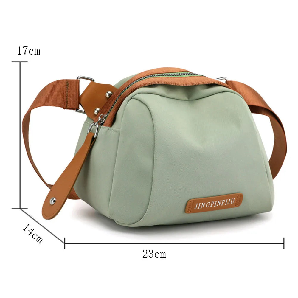 Women's Crossbody Bag Oxford Canvas Shell Bag Outdoor Shoulder Bags