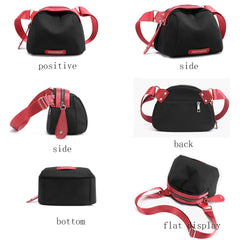 Women's Crossbody Bag Oxford Canvas Shell Bag Outdoor Shoulder Bags