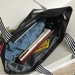 Women's Shoulder Bag Letter Dry Wet Separation Bag Large Capacity