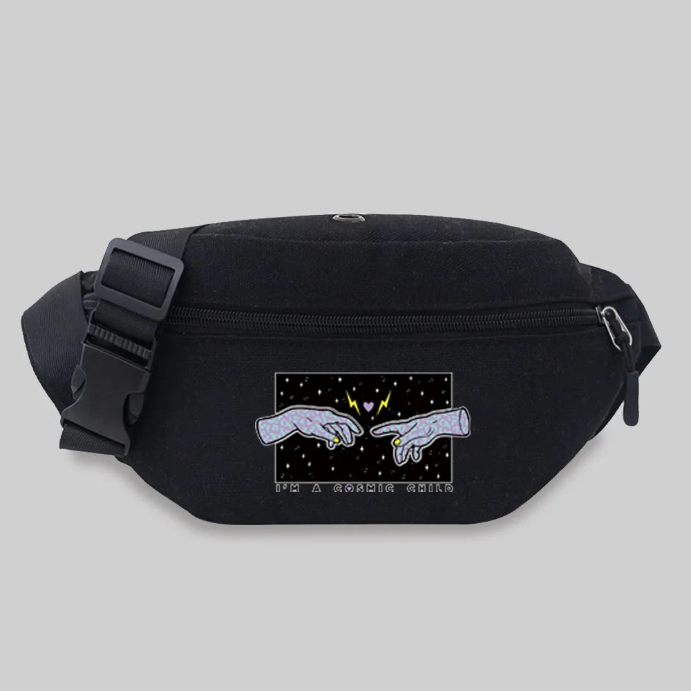 One Shoulder Messenger Waist Bag for Phone Travel
