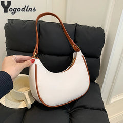 Small Clutch Handbag PU Leather Shoulder Hobos Bag