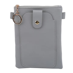 Women's Small Mobile Phone Bag PU Safety Shoulder Student Crossbody Bag