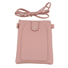 Women's Small Mobile Phone Bag PU Safety Shoulder Student Crossbody Bag