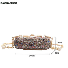 Sweet Mini Chain Lipstick Bag Japanese Snake Skin Crossbody Bags