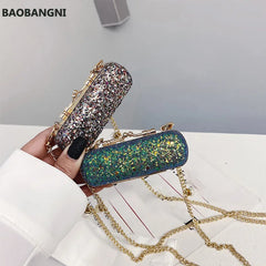 Sweet Mini Chain Lipstick Bag Japanese Snake Skin Crossbody Bags