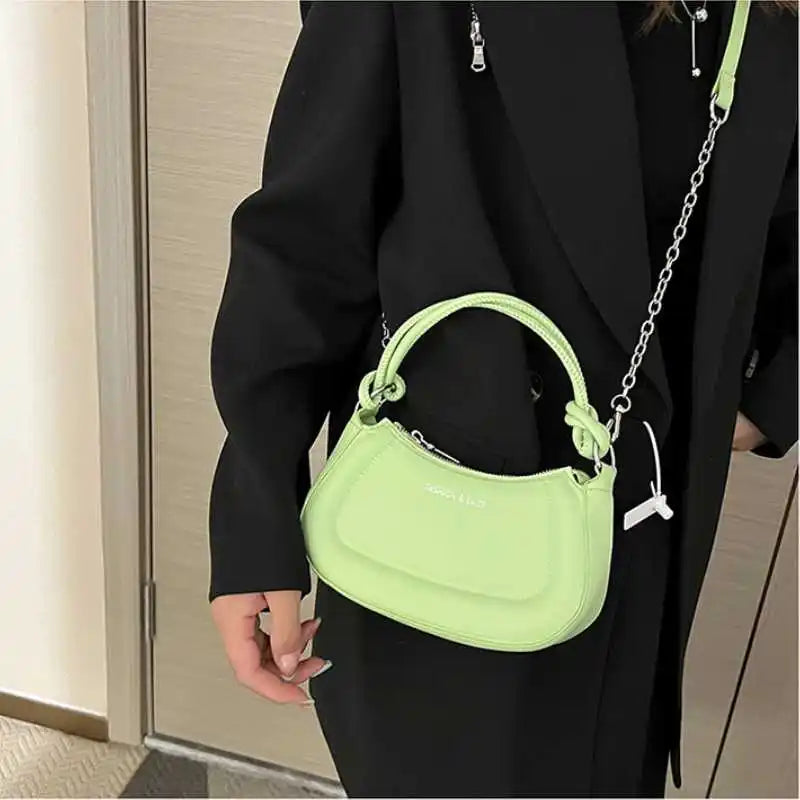 Women's Texture Handbag Shoulder Messenger Bag