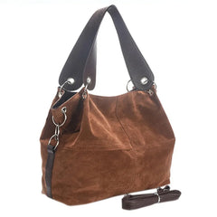 Flannel One-shoulder Messenger Bag Zipper Handbag