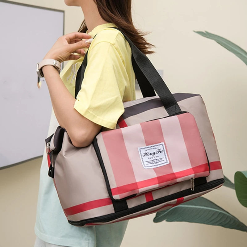 Large Capacity Sports Bag with Shoe Compartment