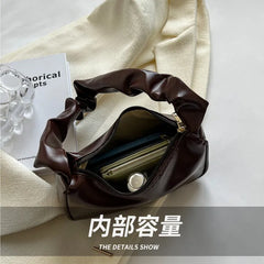 Women's French Niche Messenger Beach Tote Underarm Bags Female Retro All-match P