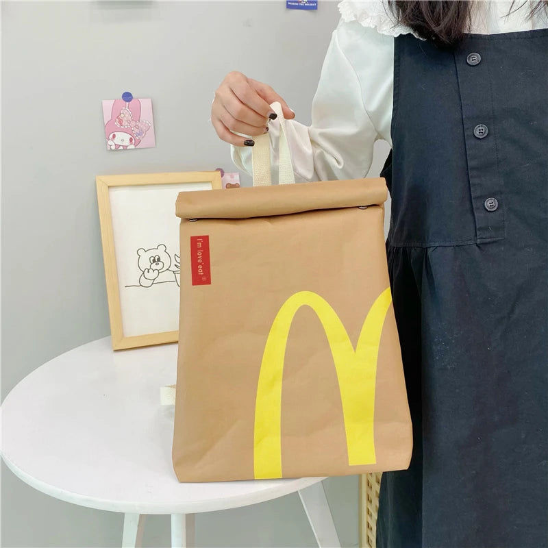 Funny Cartoon Small Shoulder Bag Female Messenger Bag Canvas Tote Bag