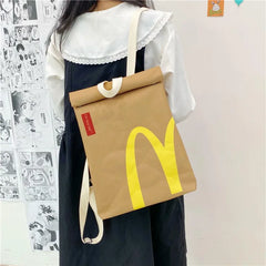 Funny Cartoon Small Shoulder Bag Female Messenger Bag Canvas Tote Bag