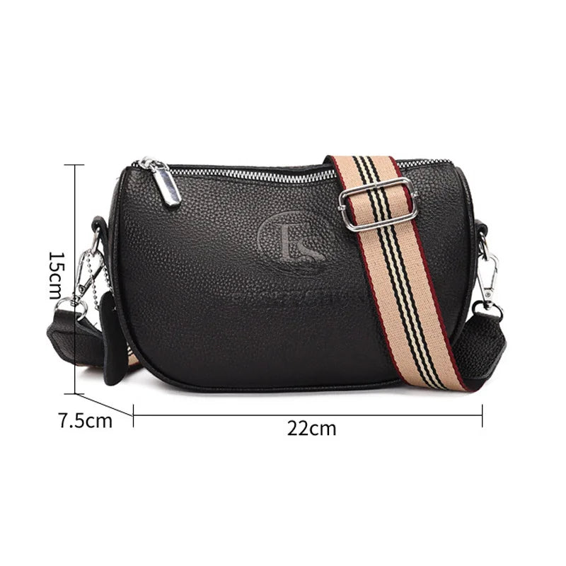 Vintage Leather Tote Shoulder Bag for Women