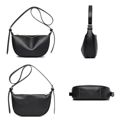 Women's Leather Shoulder Messenger Bags Solid Cow Leather Ladies Handbag