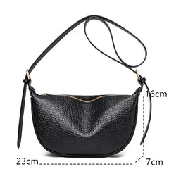 Women's Leather Shoulder Messenger Bags Solid Cow Leather Ladies Handbag