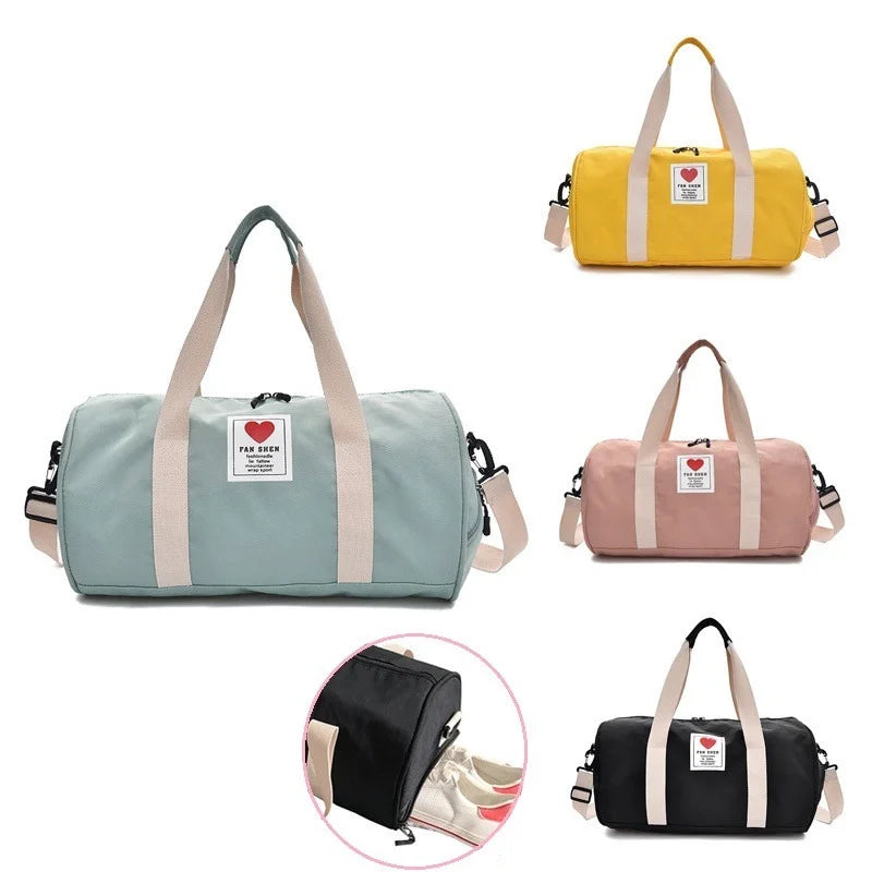 Women's Gym Bag Top Female Sports Shoe Bag for Fitness Over the Shoulder Yoga Sp