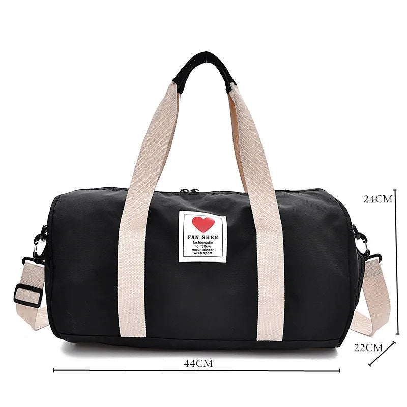 Women's Gym Bag Top Female Sports Shoe Bag Fitness Travel Handbags