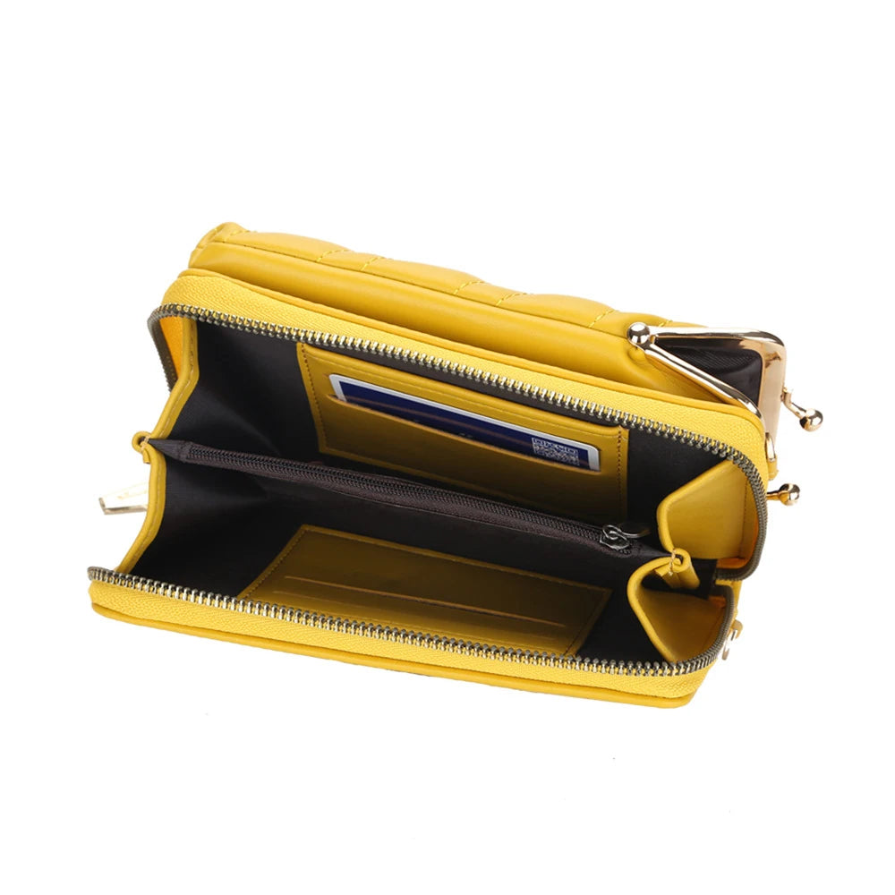 Green Ladies Wallet Multi-function Purse High PU Female Bag