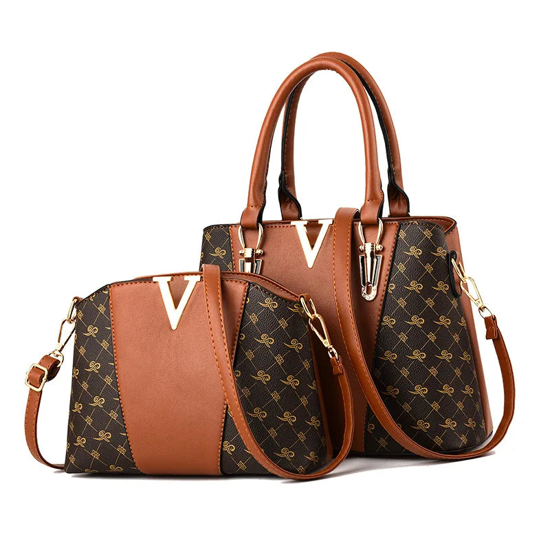 Women's V-shaped Handbag Shoulder Bag