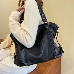 Women's Large Tote Bag Pu Leather Hobos Crossbody Travel Shoulder Bags