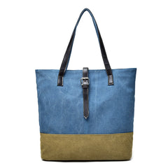 Canvas Shoulder Bag Casual Tote Large Capacity Bags For Women Ladies