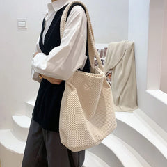 Women's High Capacity Soft Shoulder Bag