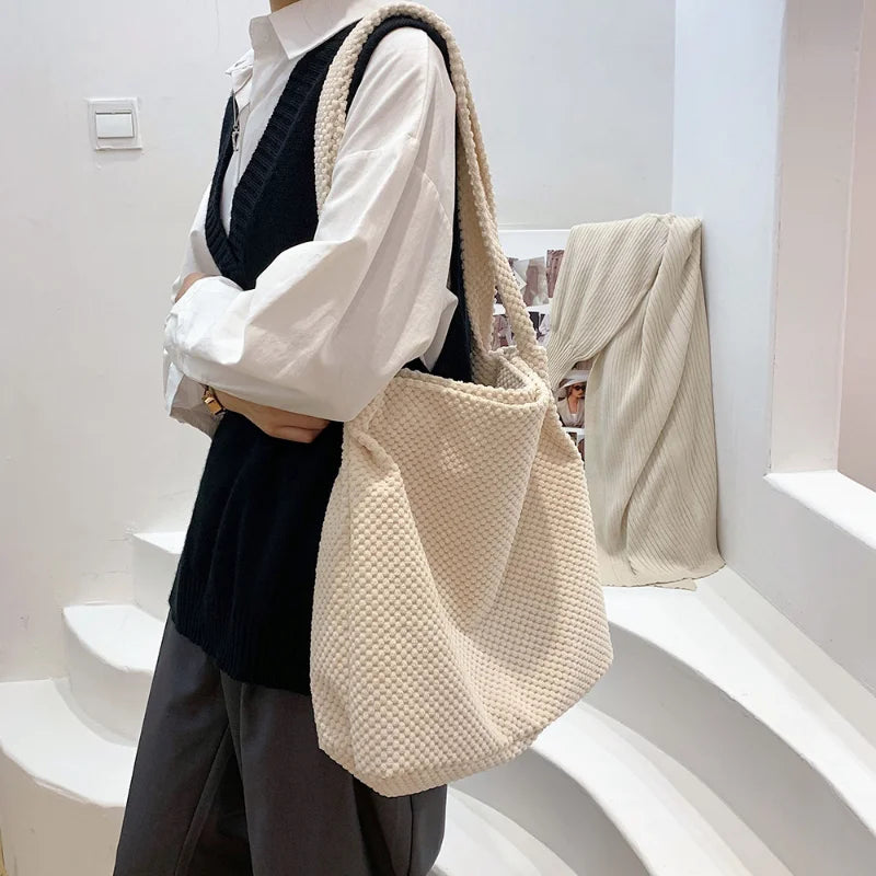 Women's High Capacity Soft Shoulder Bag