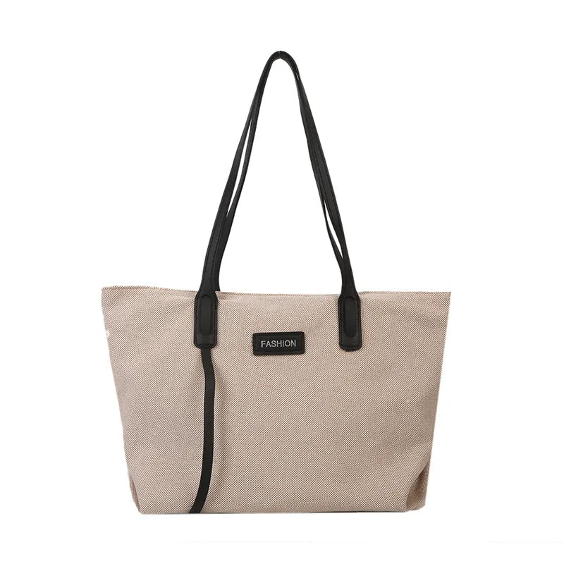 Canvas Shoulder Bag Large Women Student Tote Shopper Casual Cotton Cloth Female