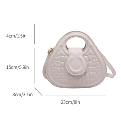 Women's Matte PU Leather Tote Bag Vintage Shoulder Crossbody Bag