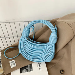 Personalized Wire Bundle Knitting Knot Women's Handbag
