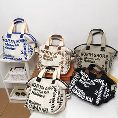 Canvas Shoulder Bags for Women Large Capacity Crossbody Messenger Bags
