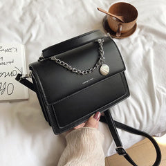 Women's PU Leather Chains Shoulder Bag Wallet Crossbody Bag