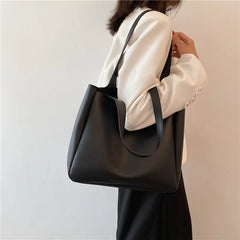 Women's Leather Shoulder Bag, Autumn Winter Tote
