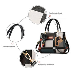 Plaid Shoulder Bag Crossbody Women's Tote Bag