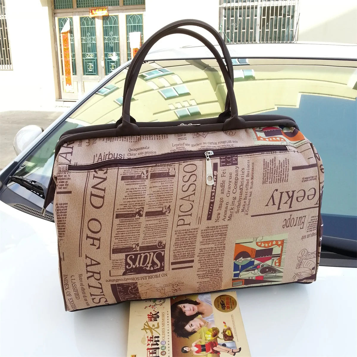 Women's Handbags Multiple Patterns Eco Bag Tote High-capacity Canvas Waterproof