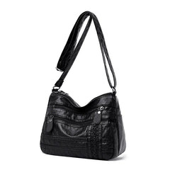 Women's Simple Leather Shoulder Bag