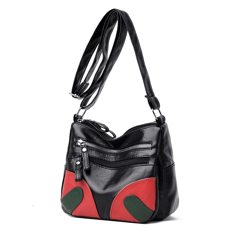 Women's Small Soft Leather Shoulder Bag Handbag