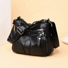 Soft Leather Shoulder Bag for Women