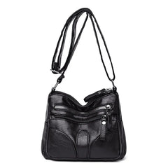 Soft Leather Shoulder Bag for Women