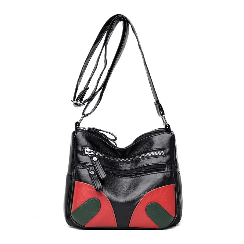 Women's Small Soft Leather Shoulder Bag Handbag
