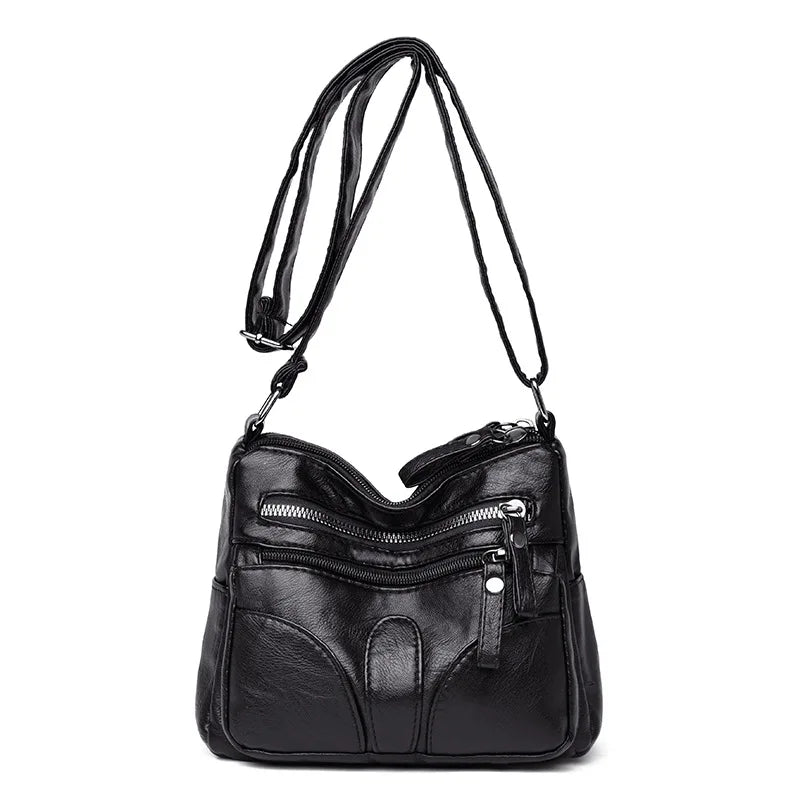 Soft Leather Shoulder Bag for Women