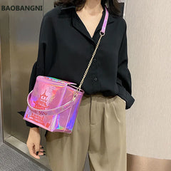 Square Printed Shoulder Bag Large Capacity Women Purse