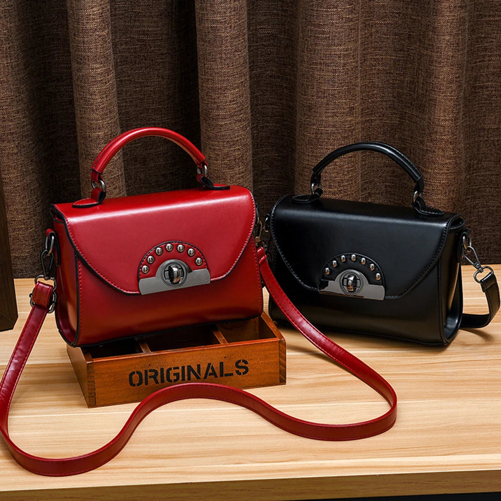 Vintage Shoulder Bag Women Crossbody Messenger Tote Bag