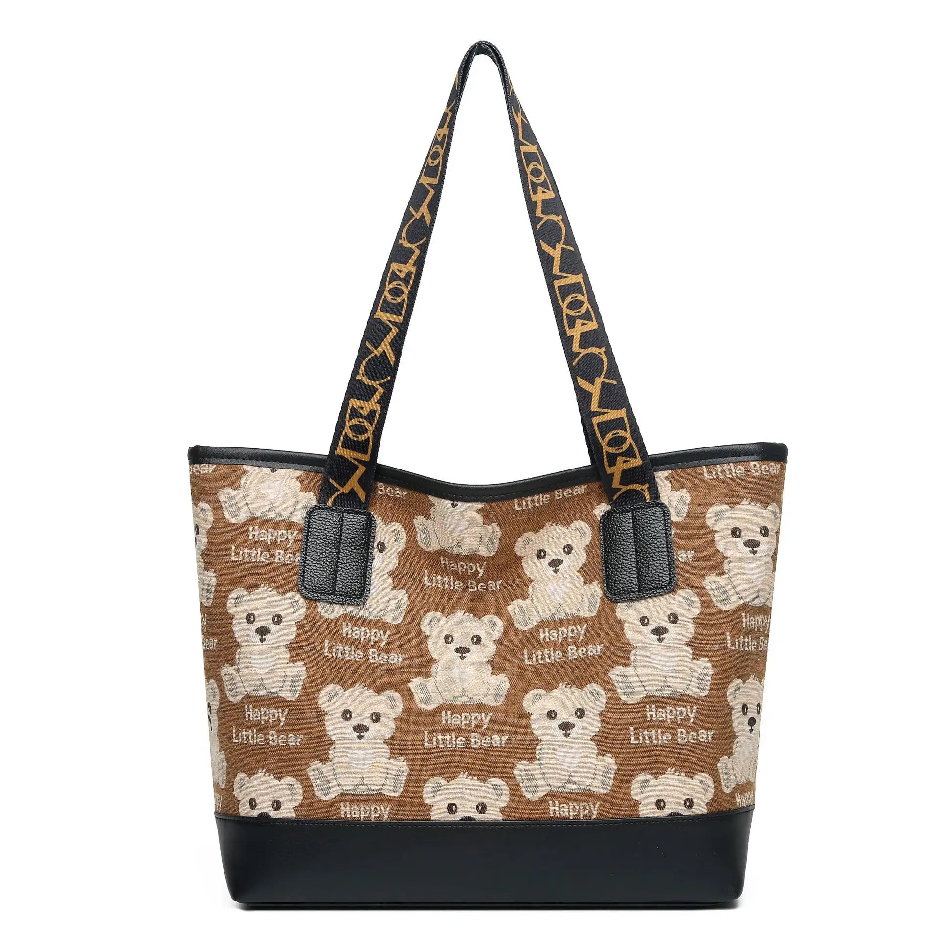 Women's Lattice Tote Bag Large Capacity European and American Shoulder Bags